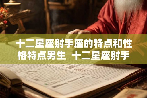 十二星座射手座的特点和性格特点男生  十二星座射手座介绍