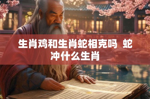 生肖鸡和生肖蛇相克吗  蛇冲什么生肖