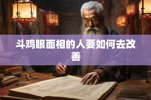 斗鸡眼面相的人要如何去改善