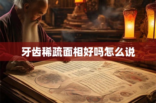 牙齿稀疏面相好吗怎么说