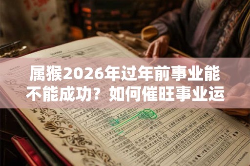 属猴2026年过年前事业能不能成功?如何催旺事业运? 属猴2026年过年前事业能不能成功?如何催旺事业运?