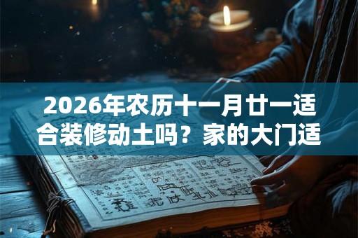 2026年农历十一月廿一适合装修动土吗?家的大门适合朝哪个方向? 2026年农历十一月廿一适合装修动土吗?家的大门适合朝哪个方向?