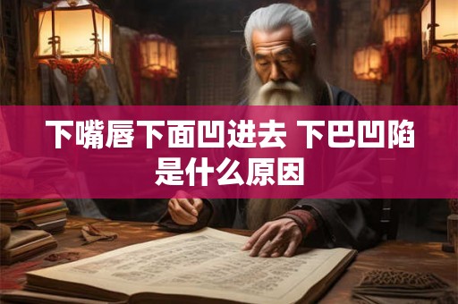 下嘴唇下面凹进去 下巴凹陷是什么原因