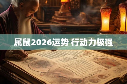 属鼠2026运势 行动力极强