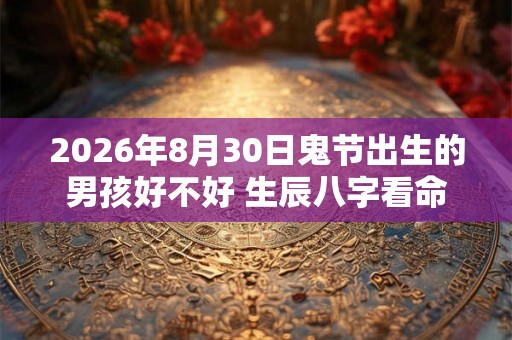 2026年8月30日鬼节出生的男孩好不好 生辰八字看命 2026年8月30日鬼节出生的男孩好不好 生辰八字看命