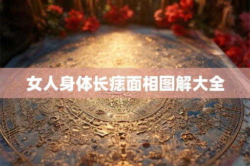 女人身体长痣面相图解大全