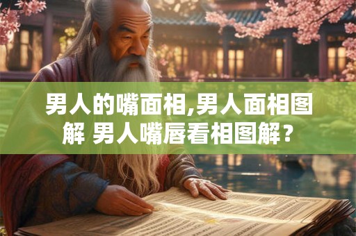 男人的嘴面相,男人面相图解 男人嘴唇看相图解？