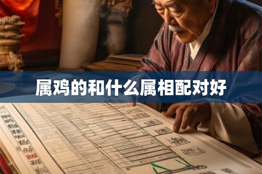 属鸡的和什么属相配对好