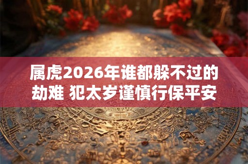 属虎2026年谁都躲不过的劫难 犯太岁谨慎行保平安