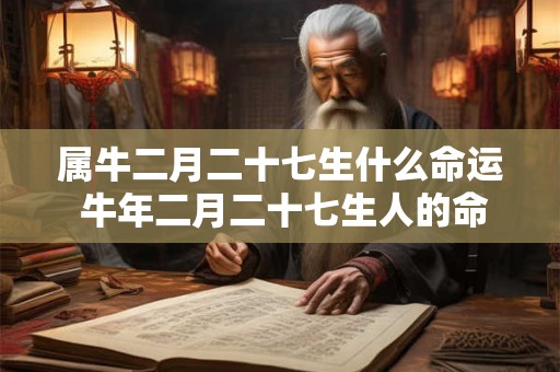 属牛二月二十七生什么命运 牛年二月二十七生人的命运如何