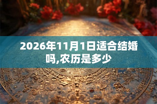 2026年11月1日适合结婚吗,农历是多少