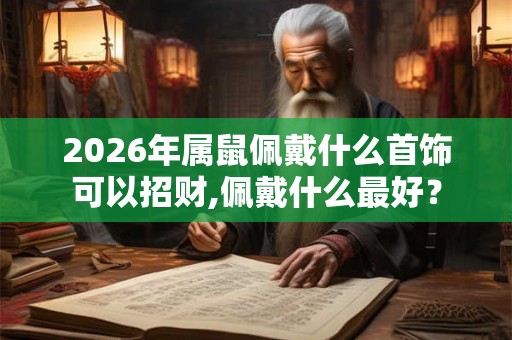 2026年属鼠佩戴什么首饰可以招财,佩戴什么最好？