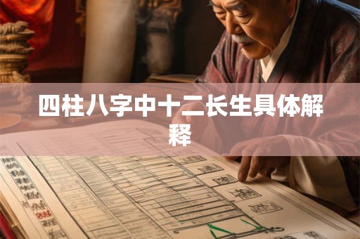 四柱八字中十二长生具体解释 四柱八字中十二长生具体解释