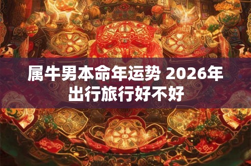 属牛男本命年运势 2026年出行旅行好不好