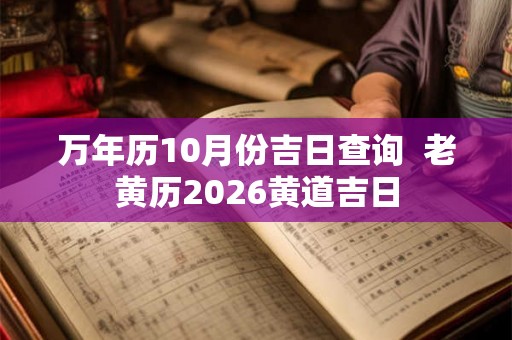 万年历10月份吉日查询 老黄历2026黄道吉日 万年历10月份吉日查询 老黄历2026黄道吉日