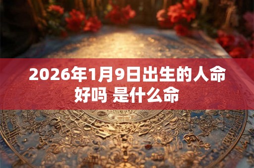 2026年1月9日出生的人命好吗 是什么命