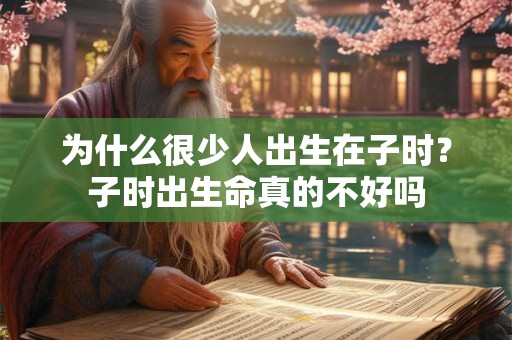 为什么很少人出生在子时？子时出生命真的不好吗