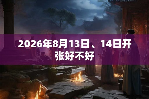 2026年8月13日、14日开张好不好