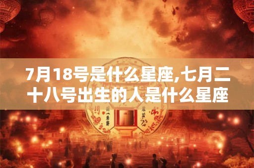 7月18号是什么星座,七月二十八号出生的人是什么星座