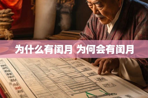 为什么有闰月 为何会有闰月