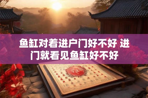 鱼缸对着进户门好不好 进门就看见鱼缸好不好