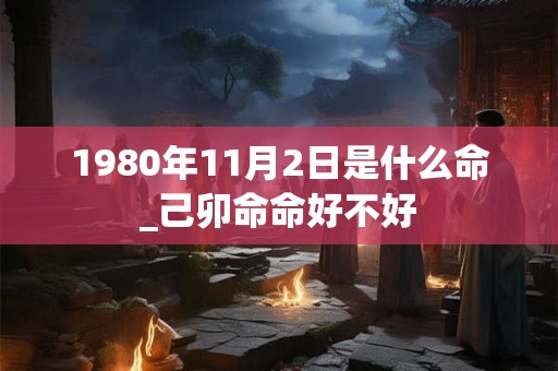 1980年11月2日是什么命_己卯命命好不好
