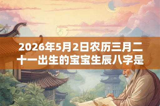 2026年5月2日农历三月二十一出生的宝宝生辰八字是什么