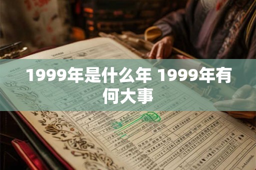 1999年是什么年 1999年有何大事 1999年是什么年 1999年有何大事