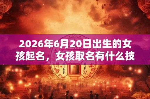 2026年6月20日出生的女孩起名,女孩取名有什么技巧? 2026年6月20日出生的女孩起名,女孩取名有什么技巧?