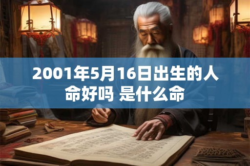 2001年5月16日出生的人命好吗 是什么命