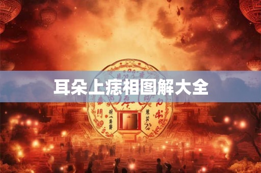 耳朵上痣相图解大全