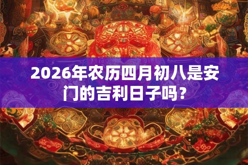 2026年农历四月初八是安门的吉利日子吗？