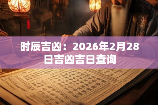 时辰吉凶:2026年2月28日吉凶吉日查询 时辰吉凶:2026年2月28日吉凶吉日查询