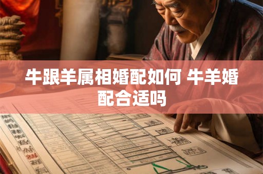牛跟羊属相婚配如何 牛羊婚配合适吗