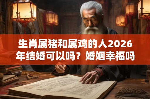 生肖属猪和属鸡的人2026年结婚可以吗？婚姻幸福吗？