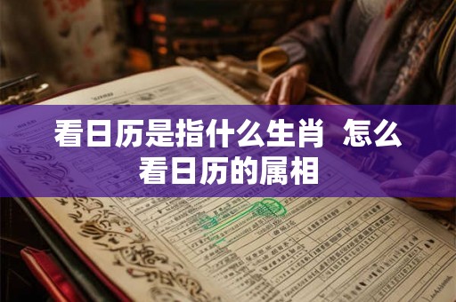 看日历是指什么生肖 怎么看日历的属相 看日历是指什么生肖 怎么看日历的属相