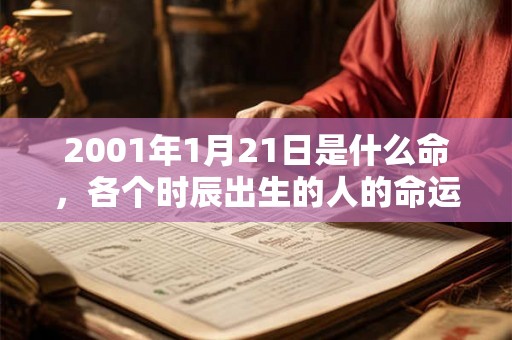 2001年1月21日是什么命，各个时辰出生的人的命运