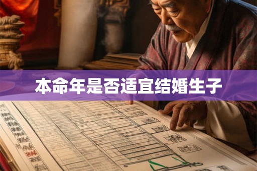 本命年是否适宜结婚生子