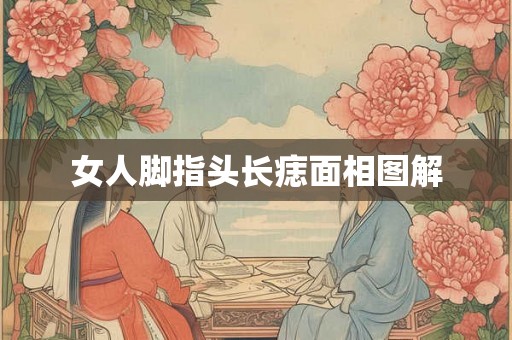女人脚指头长痣面相图解