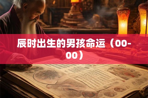 辰时出生的男孩命运（00-00）