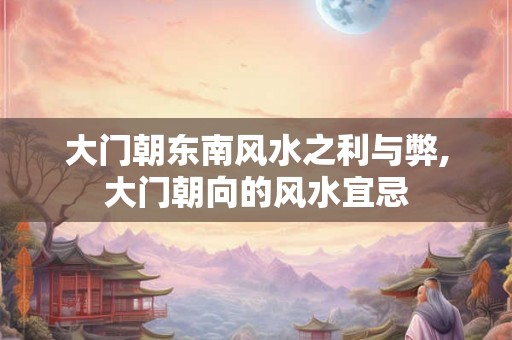 大门朝东南风水之利与弊,大门朝向的风水宜忌 大门朝东南风水之利与弊,大门朝向的风水宜忌