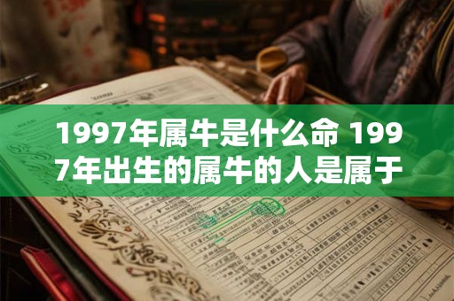 1997年属牛是什么命 1997年出生的属牛的人是属于什么命