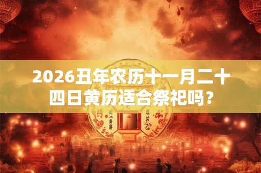 2026丑年农历十一月二十四日黄历适合祭祀吗？