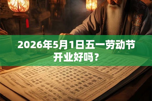 2026年5月1日五一劳动节开业好吗? 2026年5月1日五一劳动节开业好吗?