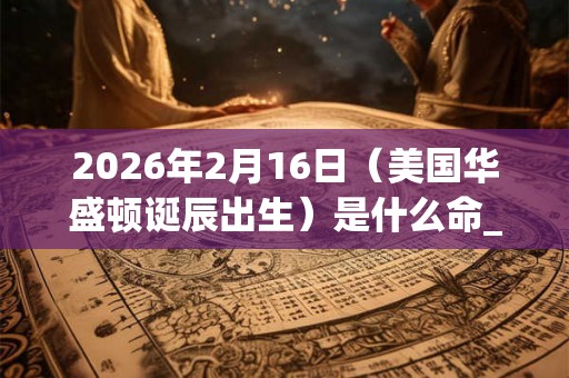 2026年2月16日（美国华盛顿诞辰出生）是什么命_命运如何