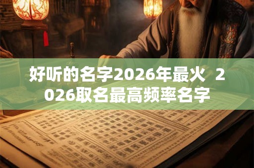 好听的名字2026年最火  2026取名最高频率名字