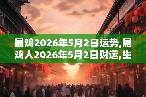 属鸡2026年5月2日运势,属鸡人2026年5月2日财运,生肖鸡2026年5月2日运势