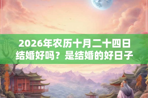 2026年农历十月二十四日结婚好吗？是结婚的好日子吗？