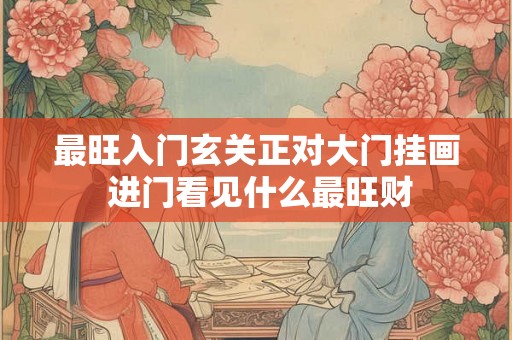 最旺入门玄关正对大门挂画 进门看见什么最旺财 最旺入门玄关正对大门挂画 进门看见什么最旺财