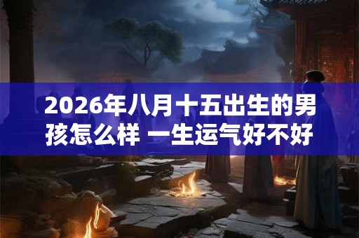 2026年八月十五出生的男孩怎么样 一生运气好不好